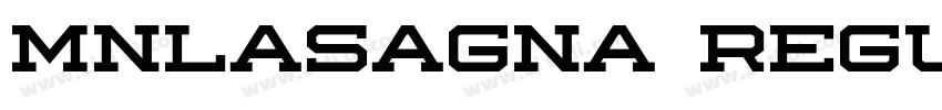 MNLASAGNA Regular字体转换